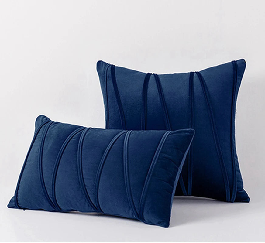 Solid Velvet Cushion Cover