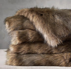 Chinchilla Faux Fur Throw