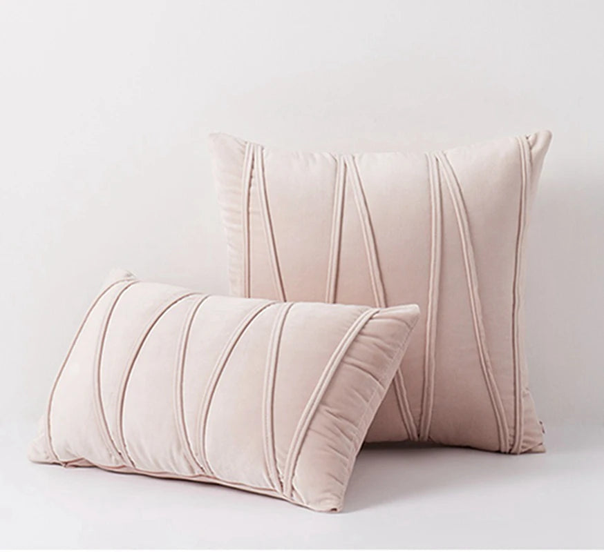 Solid Velvet Cushion Cover