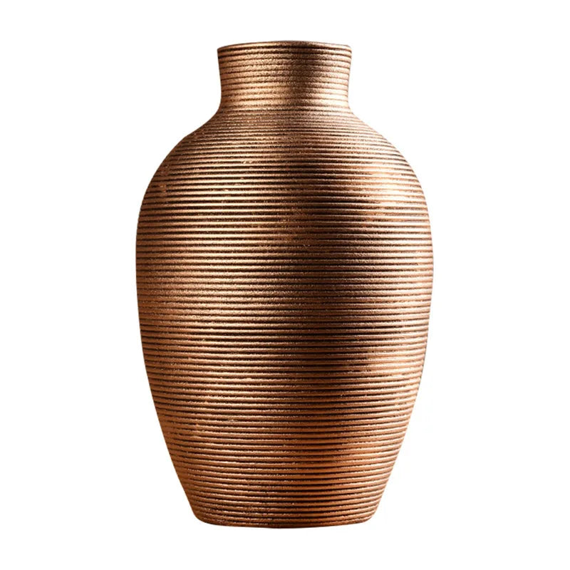 Glazed Ceramic Tabletop Vase