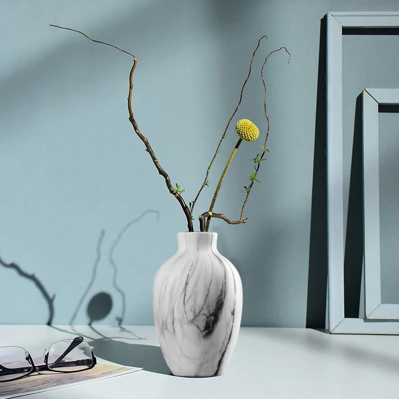 Glazed Ceramic Tabletop Vase