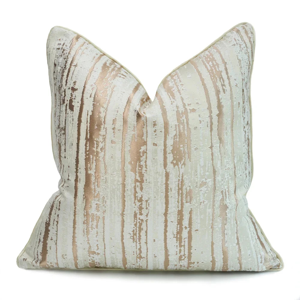 Jacquard Geometric Cushion Cover