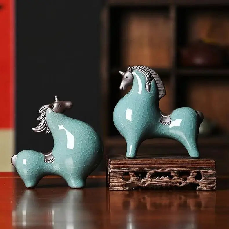 Trojan Ceramic Horse Decorative