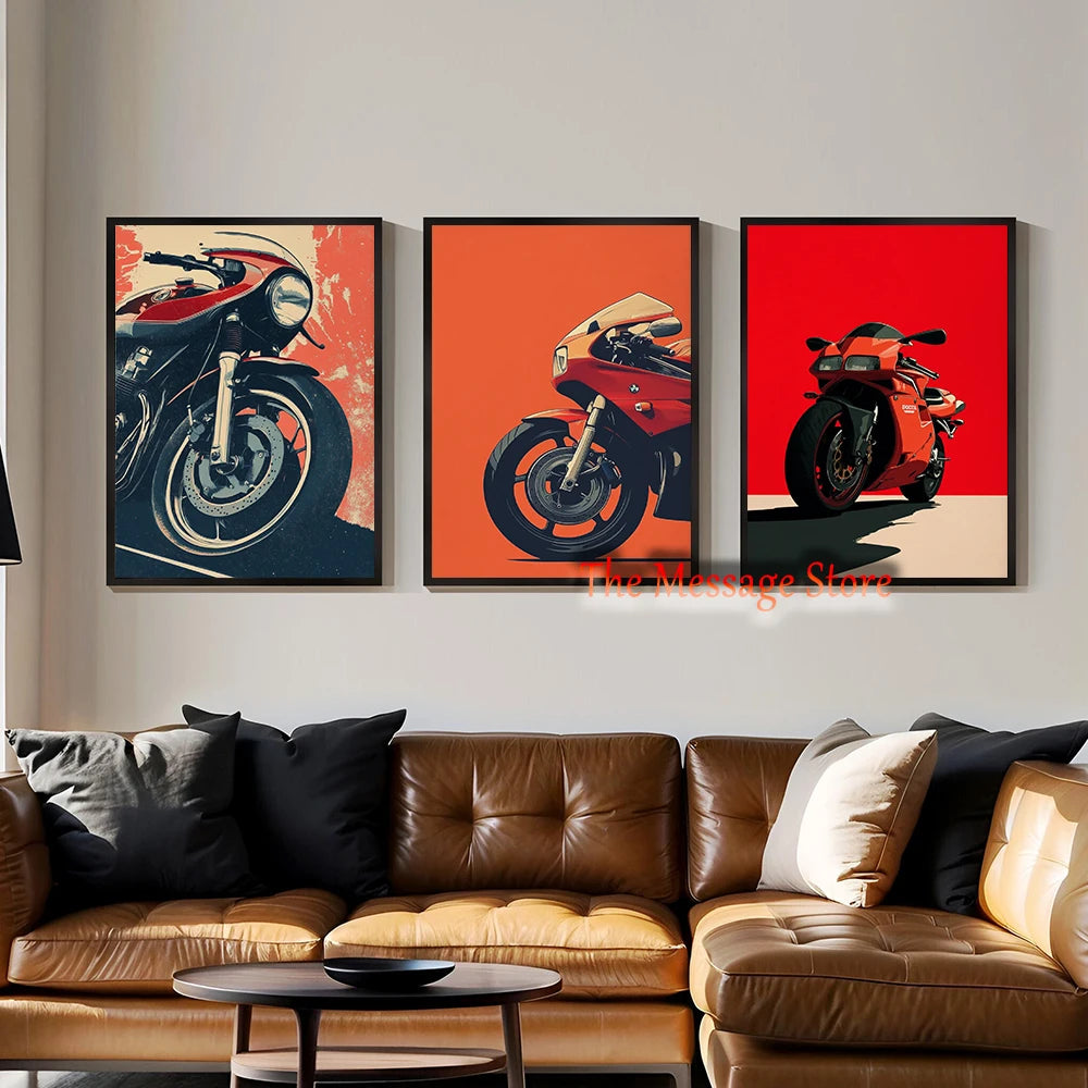 Rider Silhouette Canvas Print