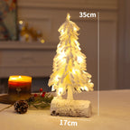 Snow-Dusted Light Tree