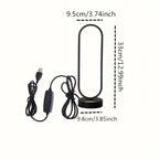 Dimmable LED Ring Bedside Lamp