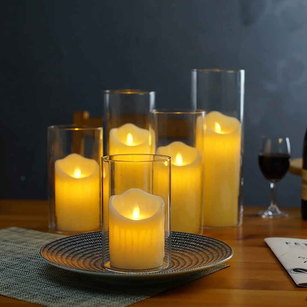 Flickering Flameless Candles — Set of 6