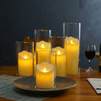 Flickering Flameless Candles — Set of 6
