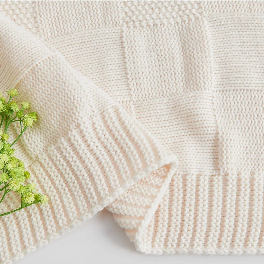 Waffle Knit Throw