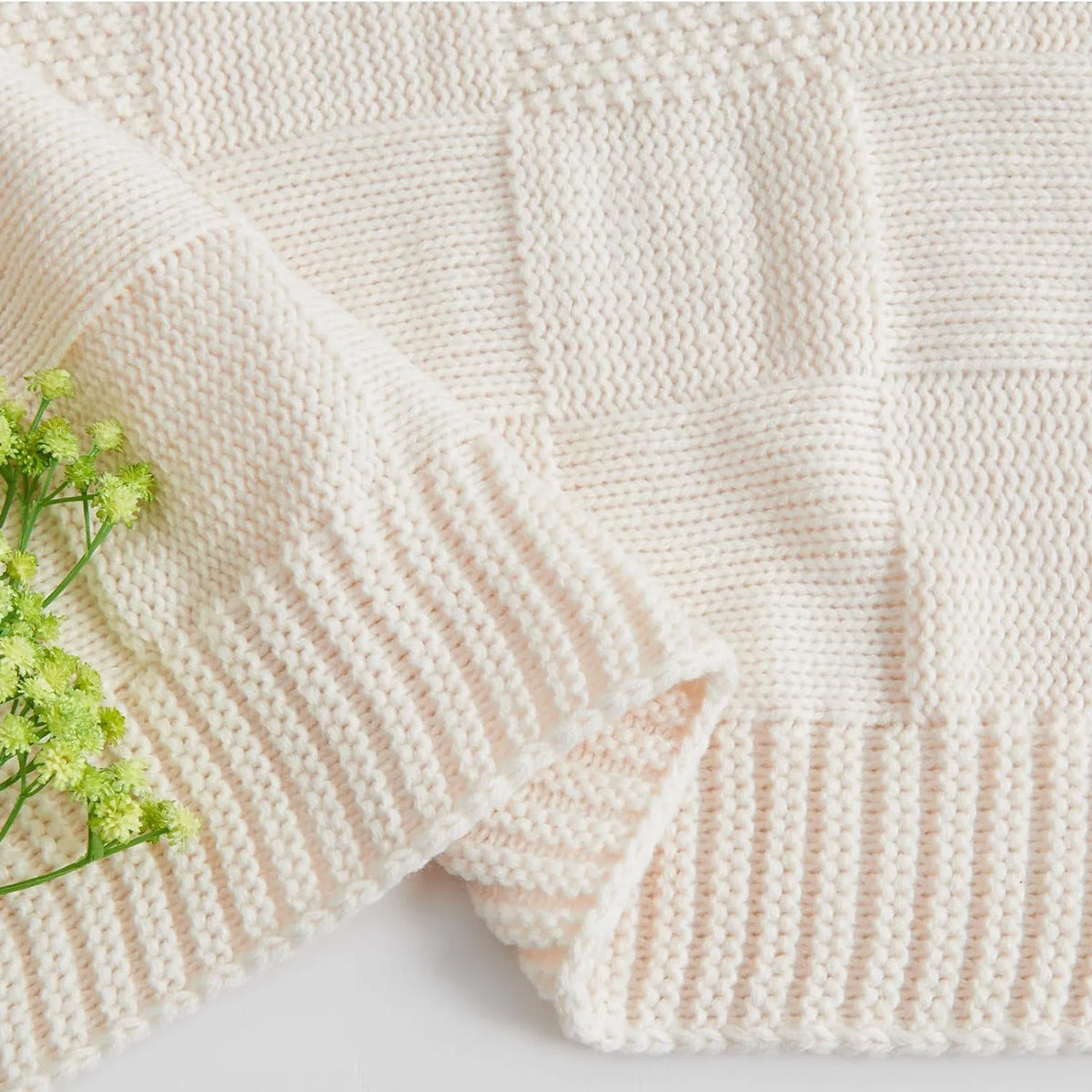 Waffle Knit Throw