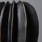 Organic Pleated Ceramic Vase