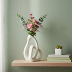 Entwined Abstract Ceramic Vase