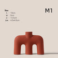 Modern Alphabet Art Vase