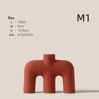 Modern Alphabet Art Vase