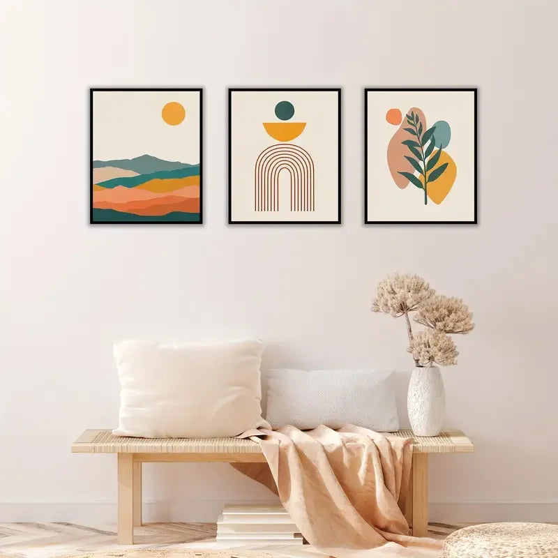 Botanical Line Art Canvas Print