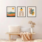 Botanical Line Art Canvas Print