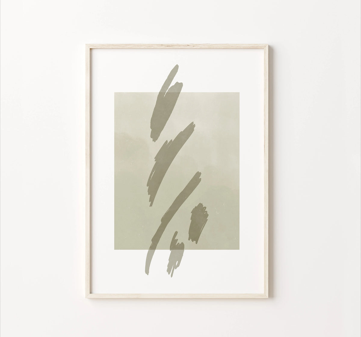 Folk Art Botanical Canvas Print