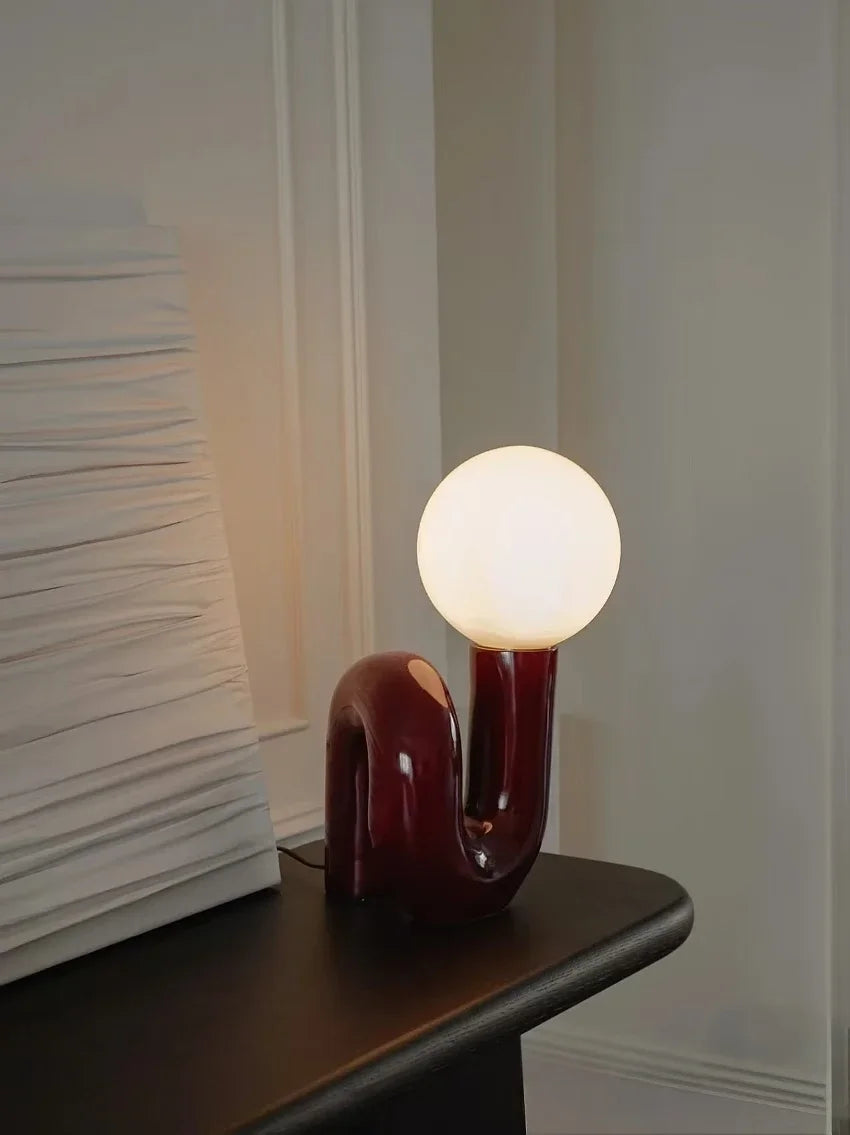 Neo Abstract Resin Table Lamp