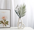 Entwined Abstract Ceramic Vase