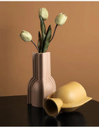Irregular Geometric Ceramic Vase