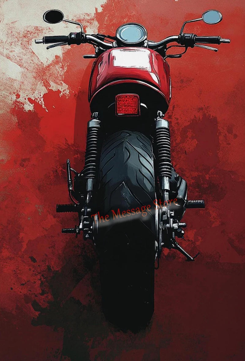 Rider Silhouette Canvas Print