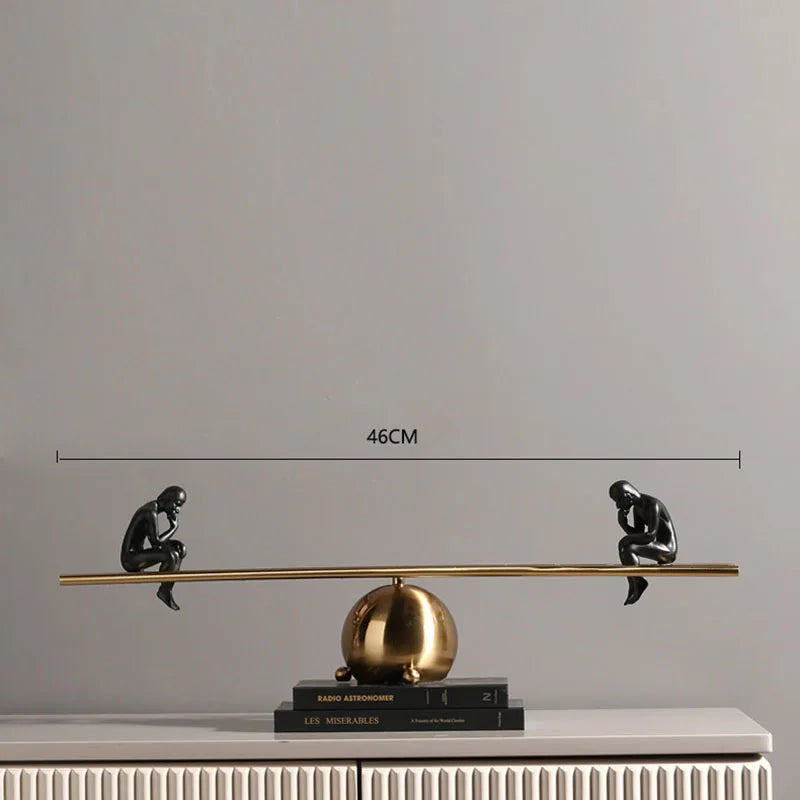 Seesaw Contemplator Desk Sculpture
