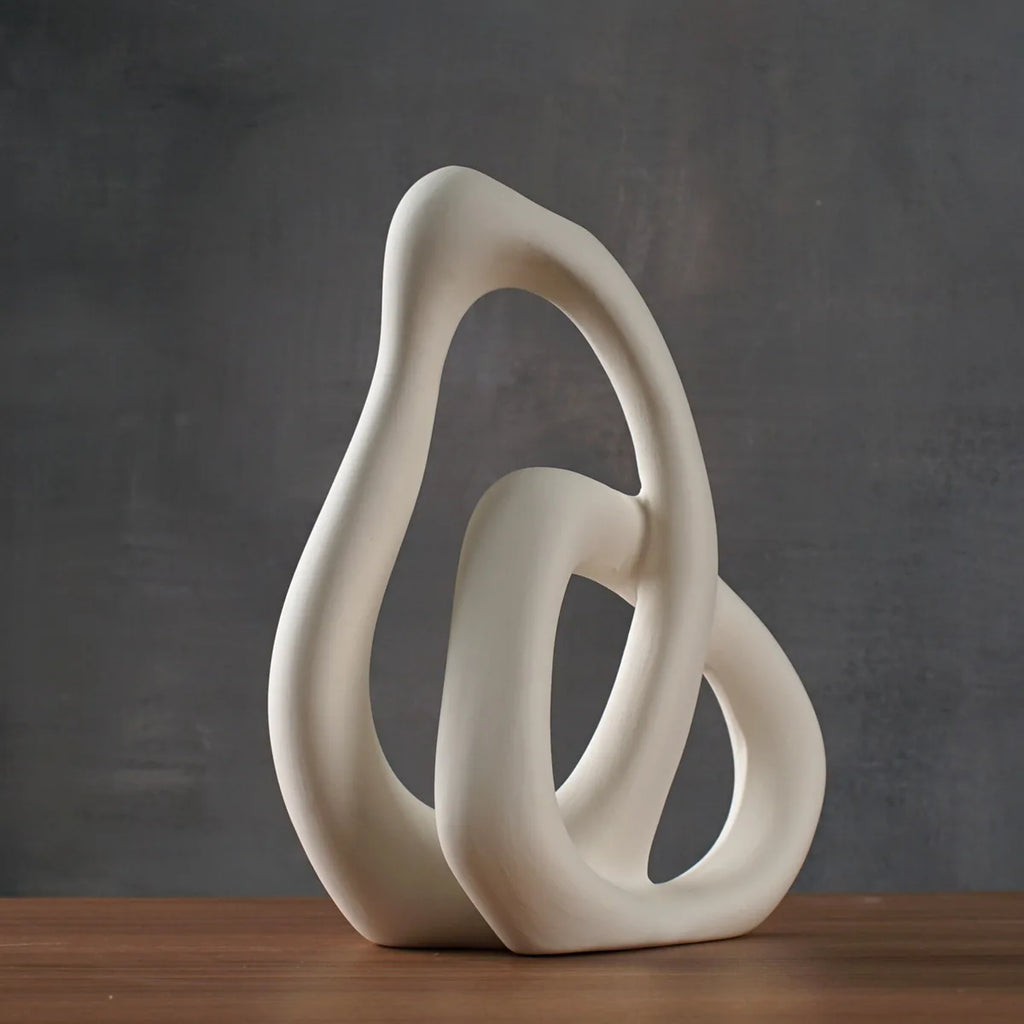 Entwined Abstract Ceramic Vase