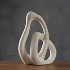Entwined Abstract Ceramic Vase