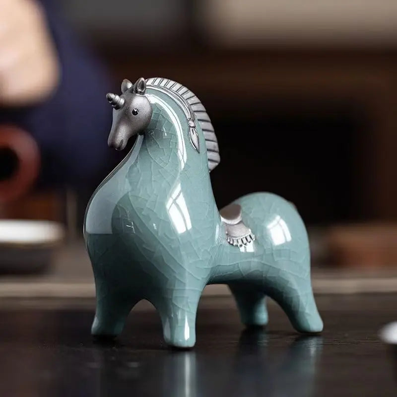 Trojan Ceramic Horse Decorative