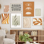 Folk Art Botanical Canvas Print