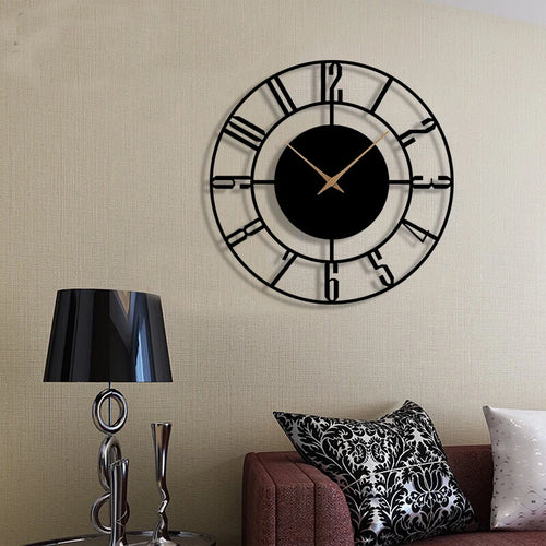 Black Minimalist Wall Clock