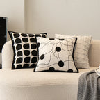 Abstract Colour-Block Cushion Cover
