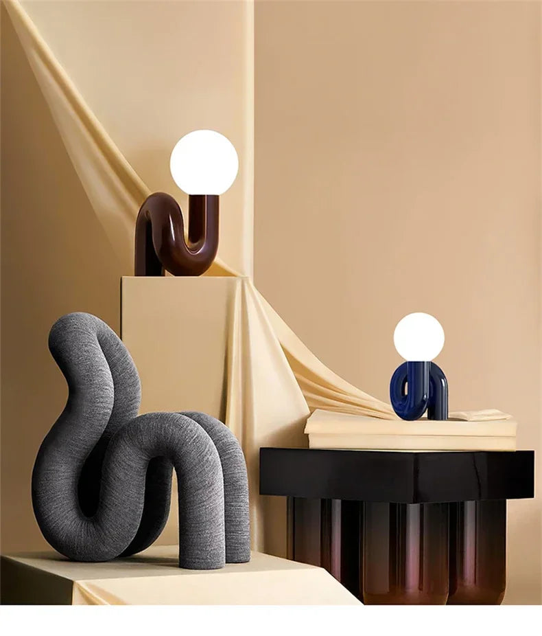 Neo Abstract Resin Table Lamp
