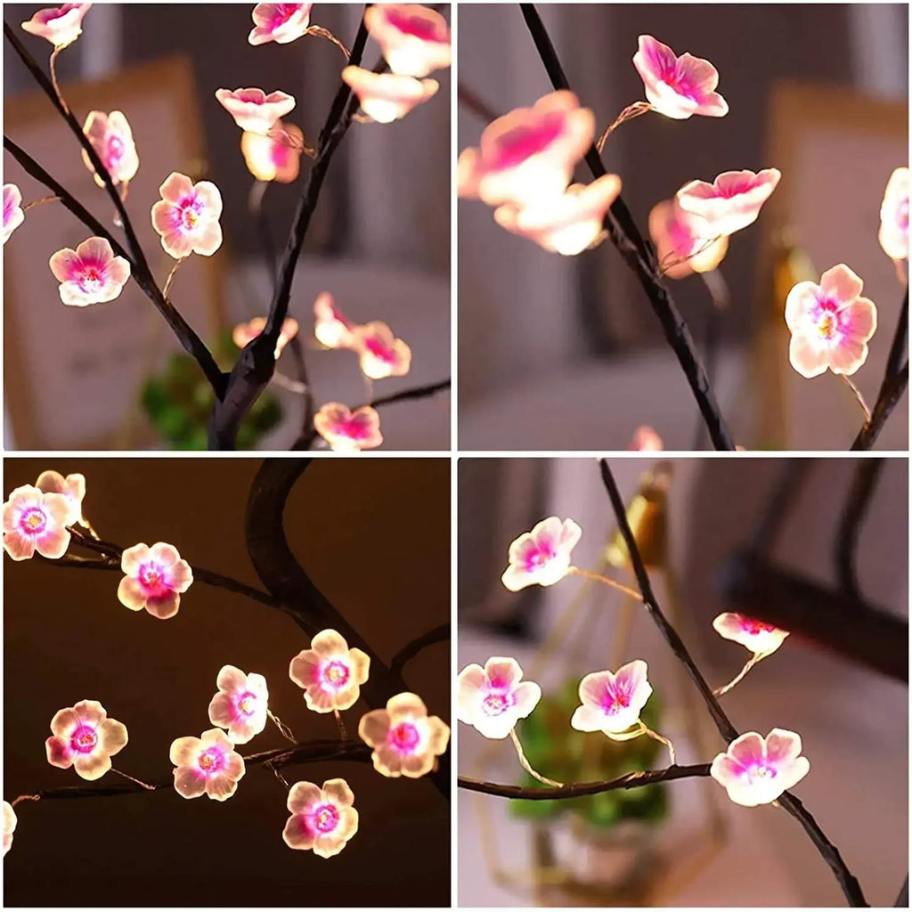 Cherry Blossom LED Bonsai Table Lamp