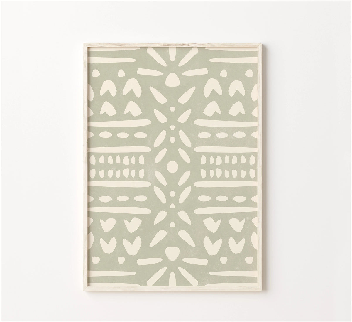 Folk Art Botanical Canvas Print