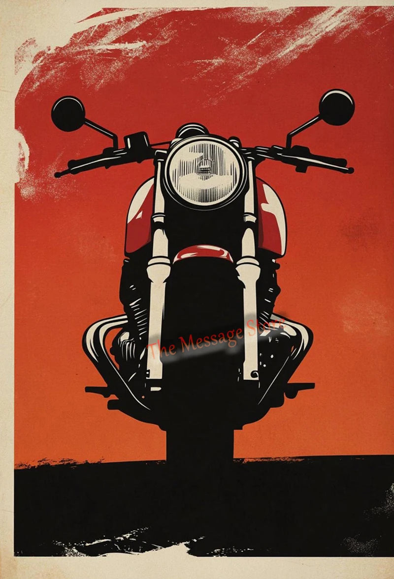 Rider Silhouette Canvas Print