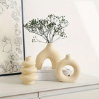 Bohemian Ceramic Vase Set