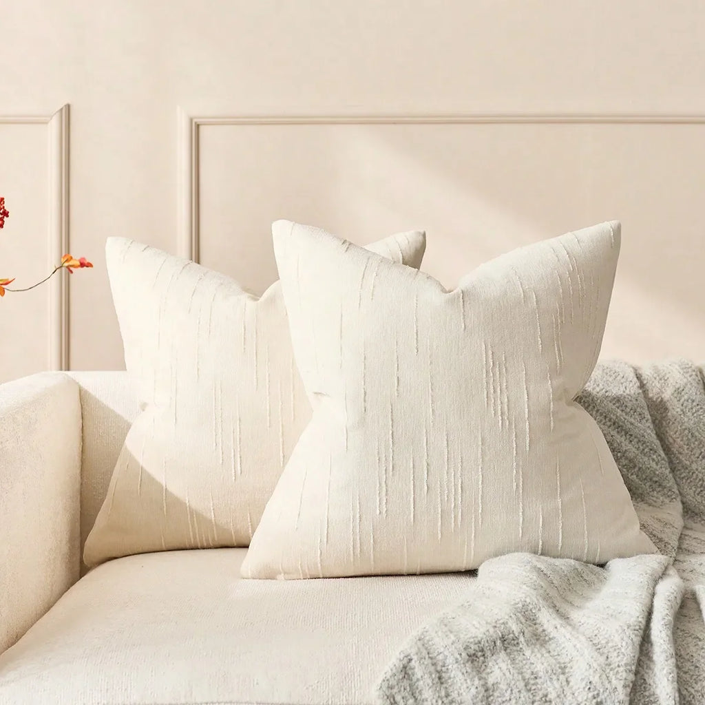 Faux Linen Cushion Cover