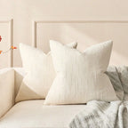 Faux Linen Cushion Cover