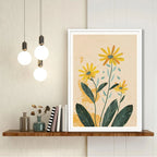 Minimalist Bamboo Forest Tropical Leaf Botanical Flower Poster and Prints Canvas Printing Wall Art Picture for Living Room Decor