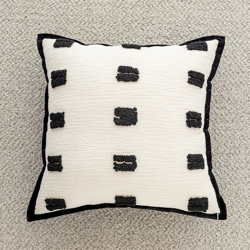 Abstract Colour-Block Cushion Cover