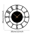 Black Minimalist Wall Clock