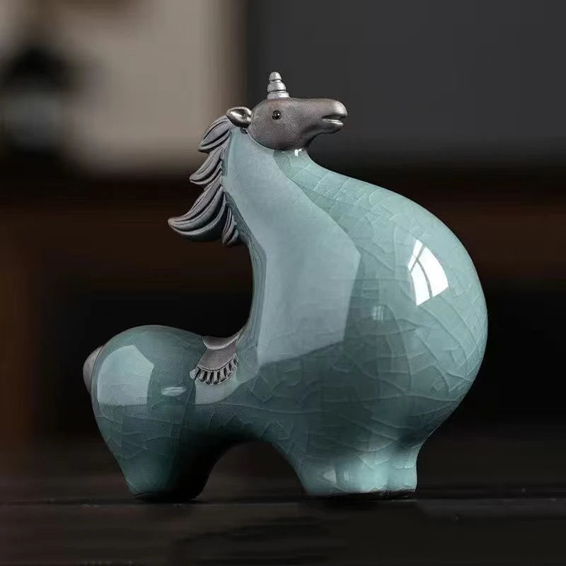Trojan Ceramic Horse Decorative