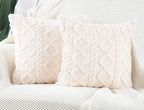 Plush Lumbar Cushion Cover