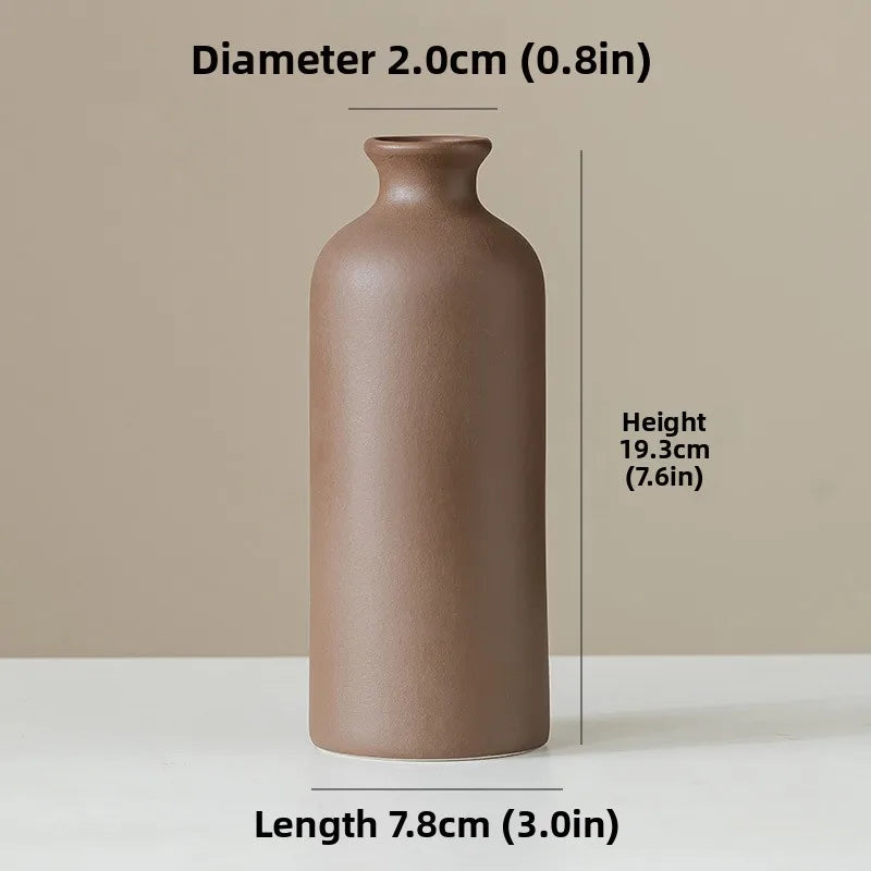 White Nordic Ceramic Vase