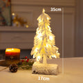Snow-Dusted Light Tree