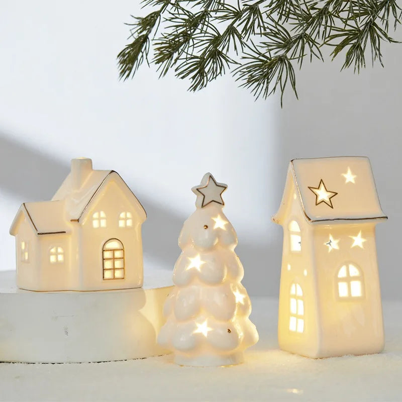 Ceramic Light-Up Tree House