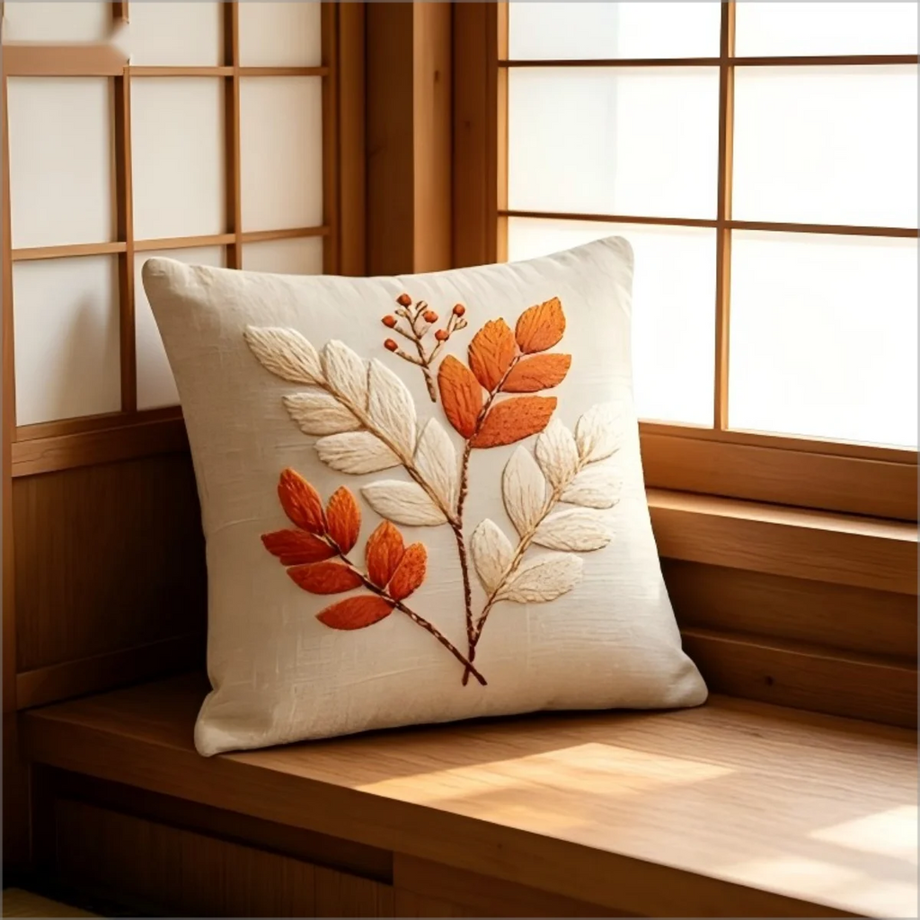 Autumn Botanical Cushion Cover