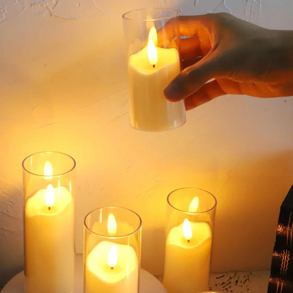 Flickering Flameless Candles — Set of 6