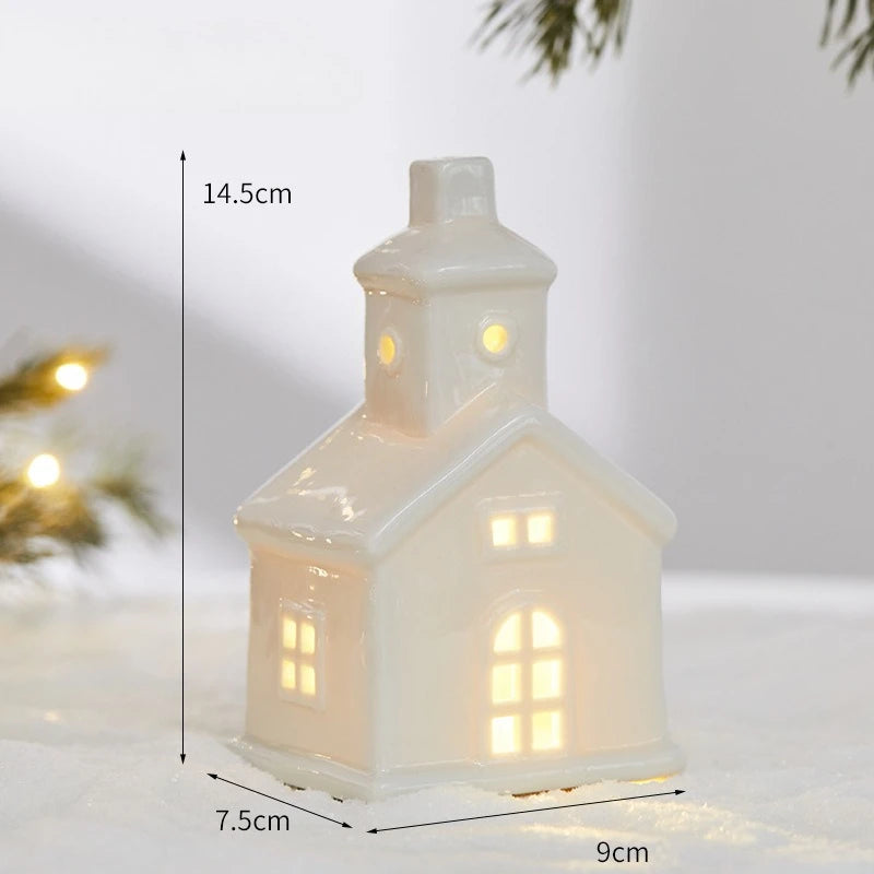 Ceramic Light-Up Tree House